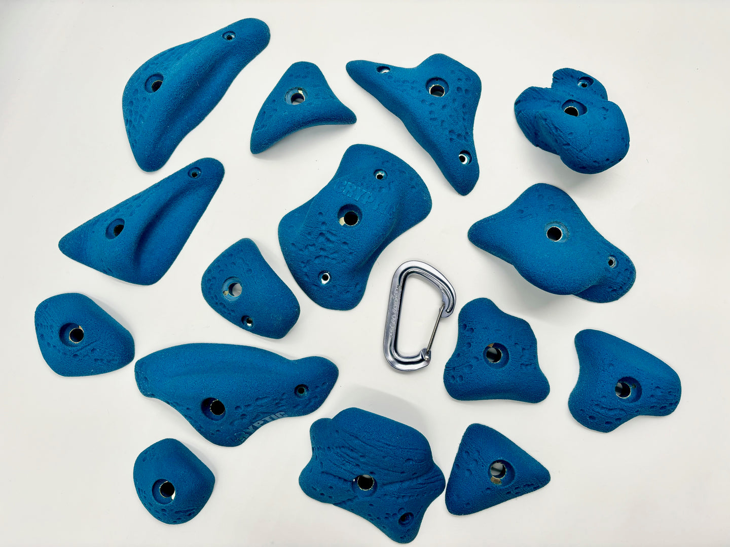 15-Pack Bolt-on Climbing Holds - Sandstone