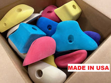 Load image into Gallery viewer, Overstock Box of Climbing Holds - 2.5-10 LB Box
